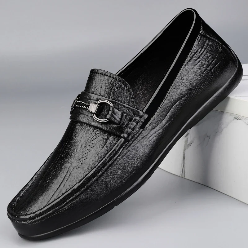 Revik Genuine Leather Loafers