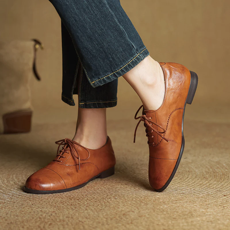 Delyra Genuine Leather Shoes