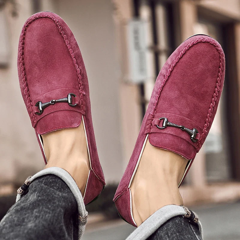 Astire Genuine Suede Loafers