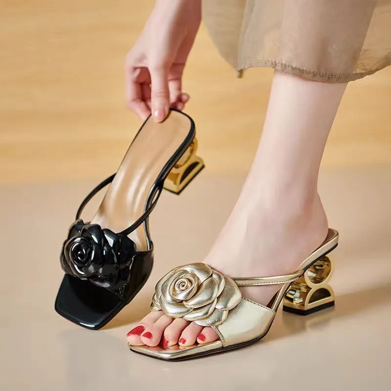 Rosette Heels