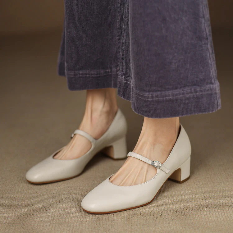 Cadrel Genuine Leather Pumps