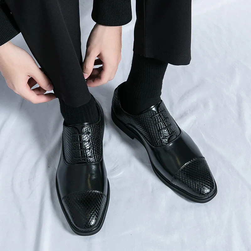Slyther Genuine Leather Brogues