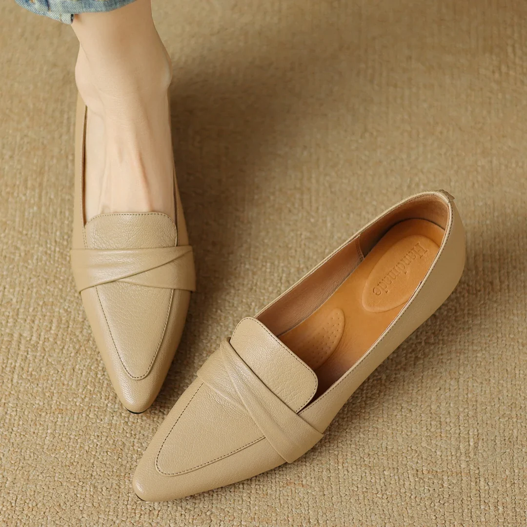 Naira Genuine Leather Pumps