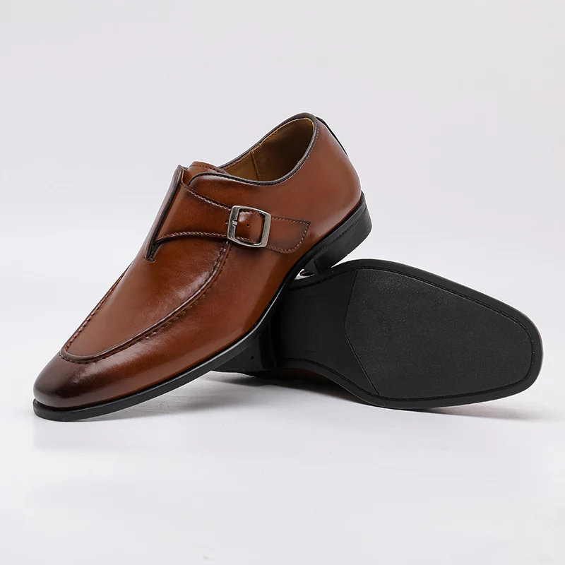 Vencor Single Monk Strap Loafers