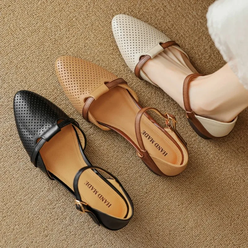 Celal Genuine Leather Heels