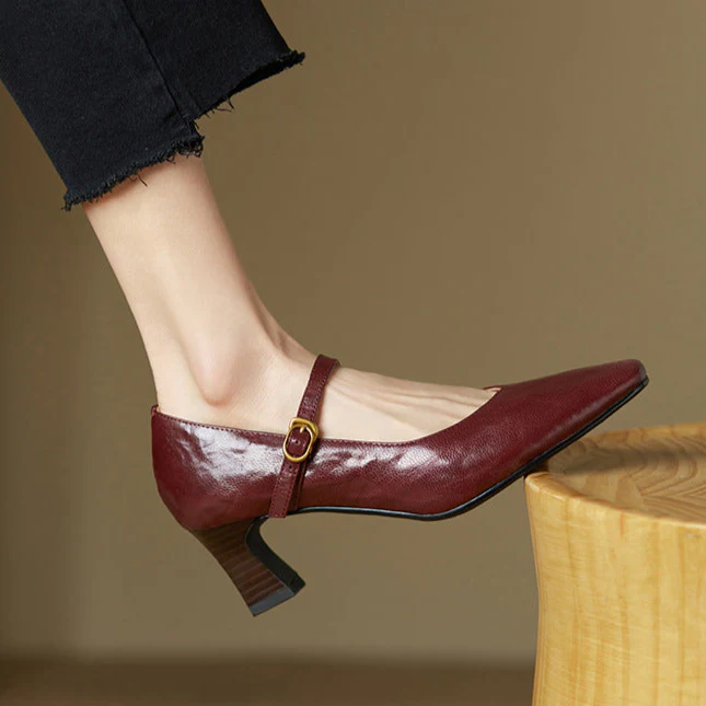 Estel Genuine Leather Heels