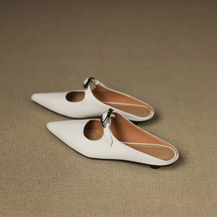 Alour Genuine Leather Mules