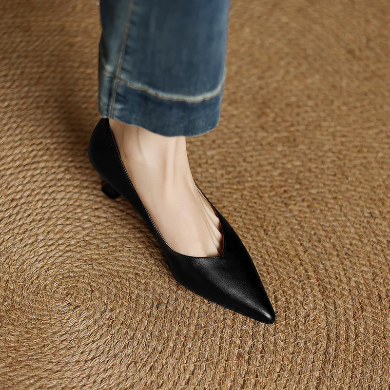 Elan Genuine Leather Heels