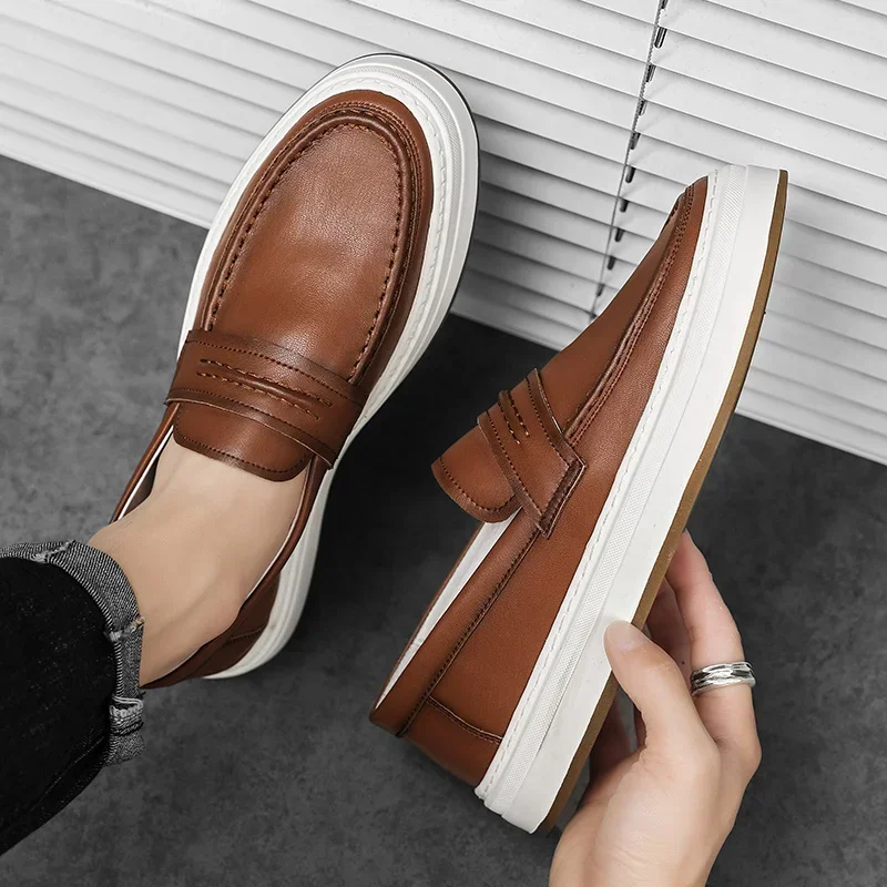 Moico Genuine Leather Loafers