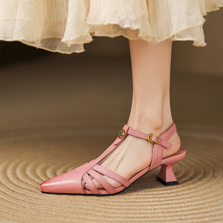 Viara Genuine Leather Heels