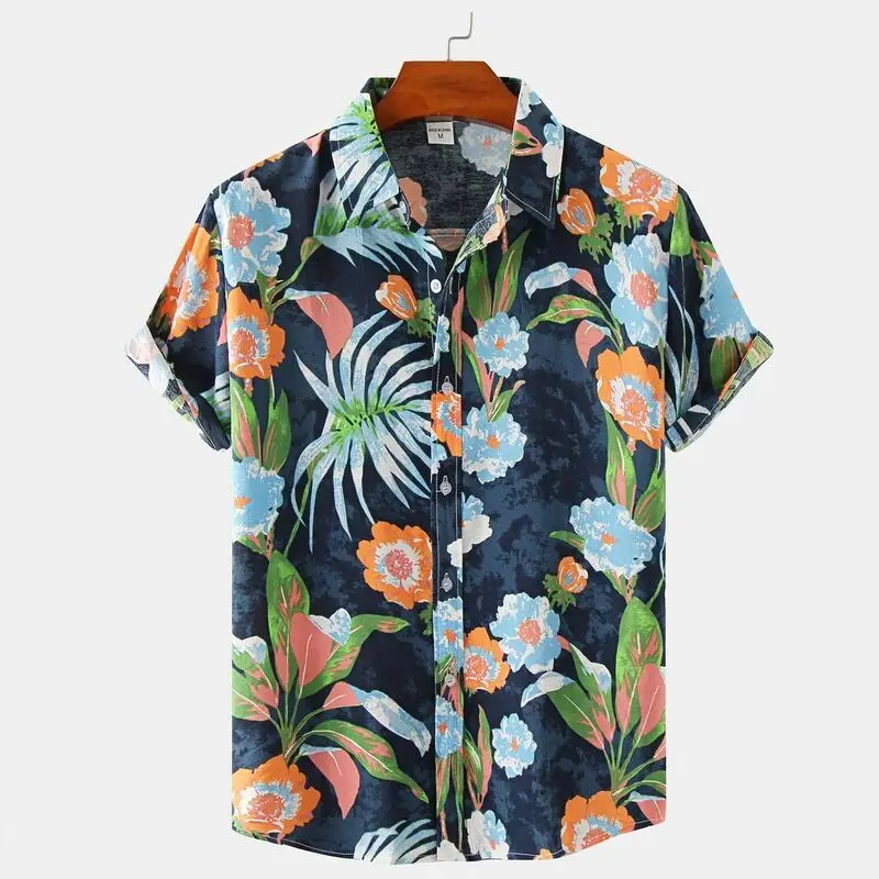 Retro Flower Casual Shirt