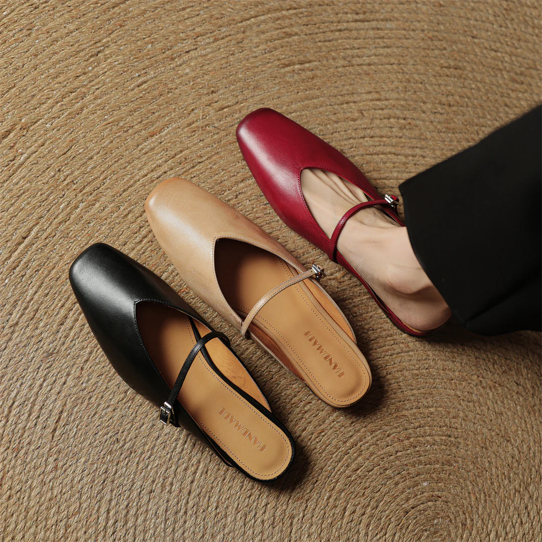 Miral Genuine Leather Mules