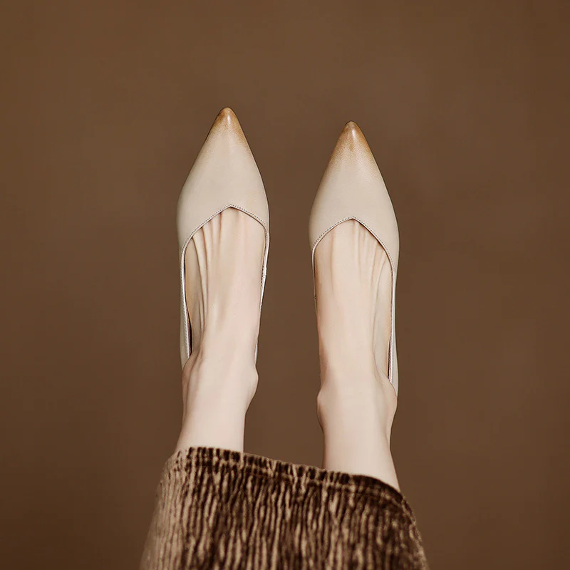 Elan Genuine Leather Heels