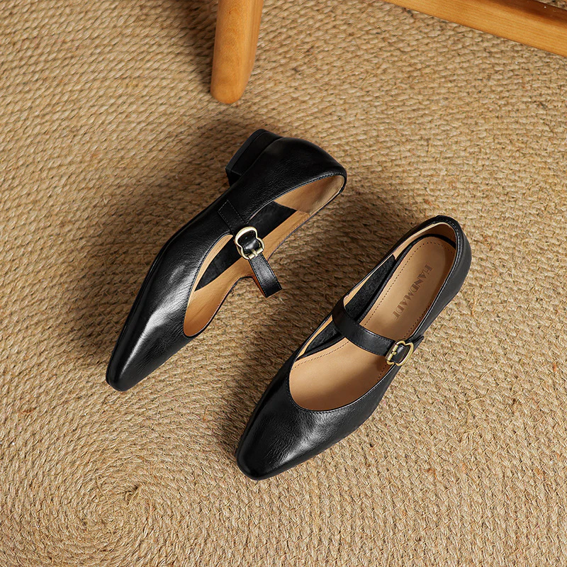 Maira Genuine Leather Heels