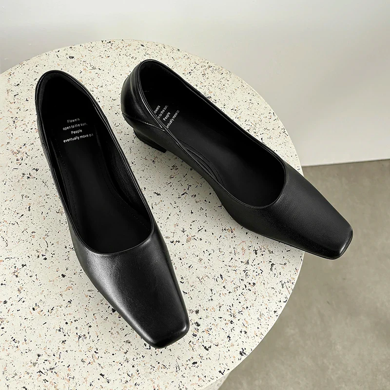 Nicole Genuine Leather Pumps