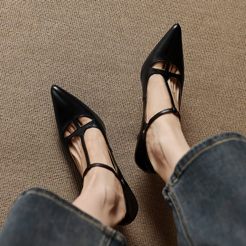 Marve Genuine Leather Pumps