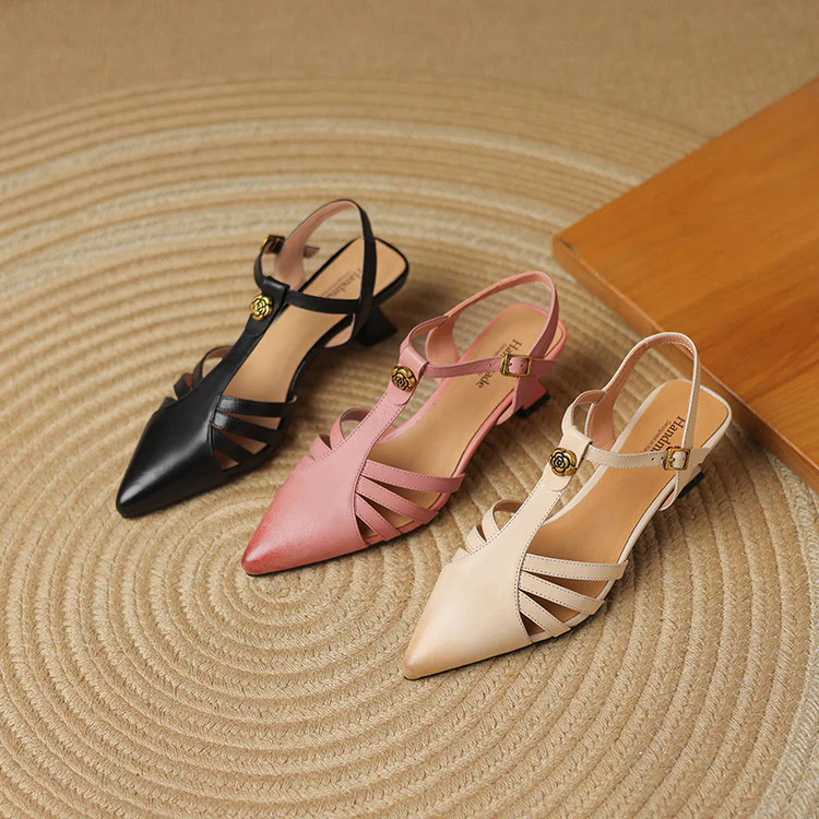 Viara Genuine Leather Heels