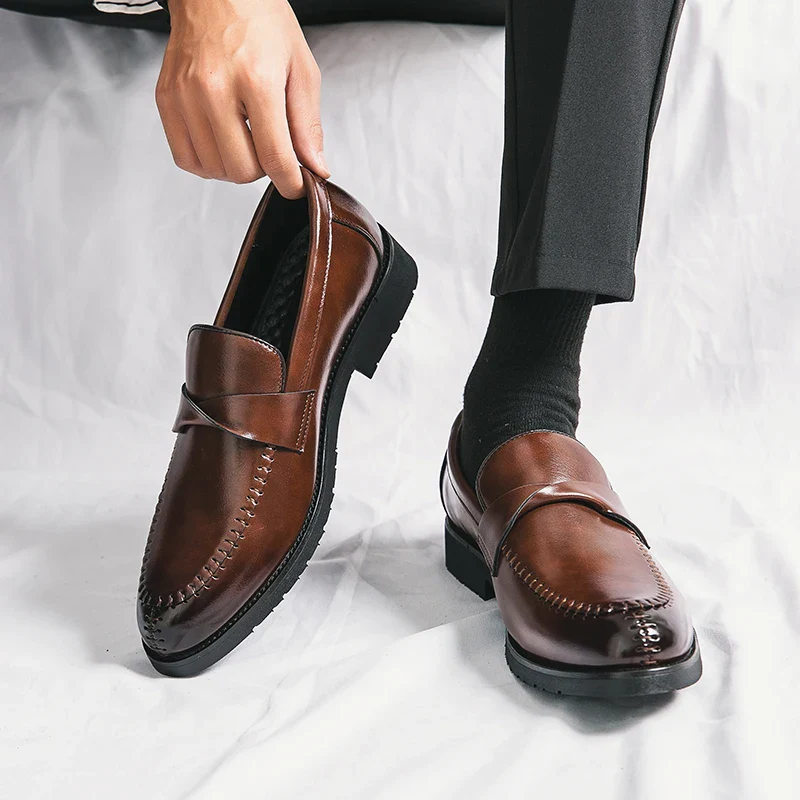 Teviot Genuine Leather Loafers