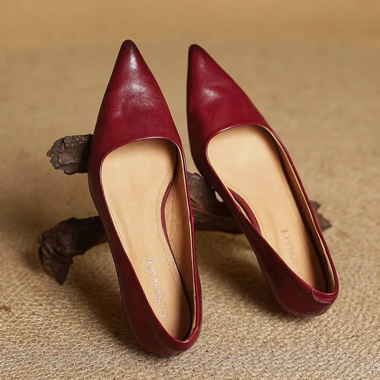Anok Genuine Leather Heels