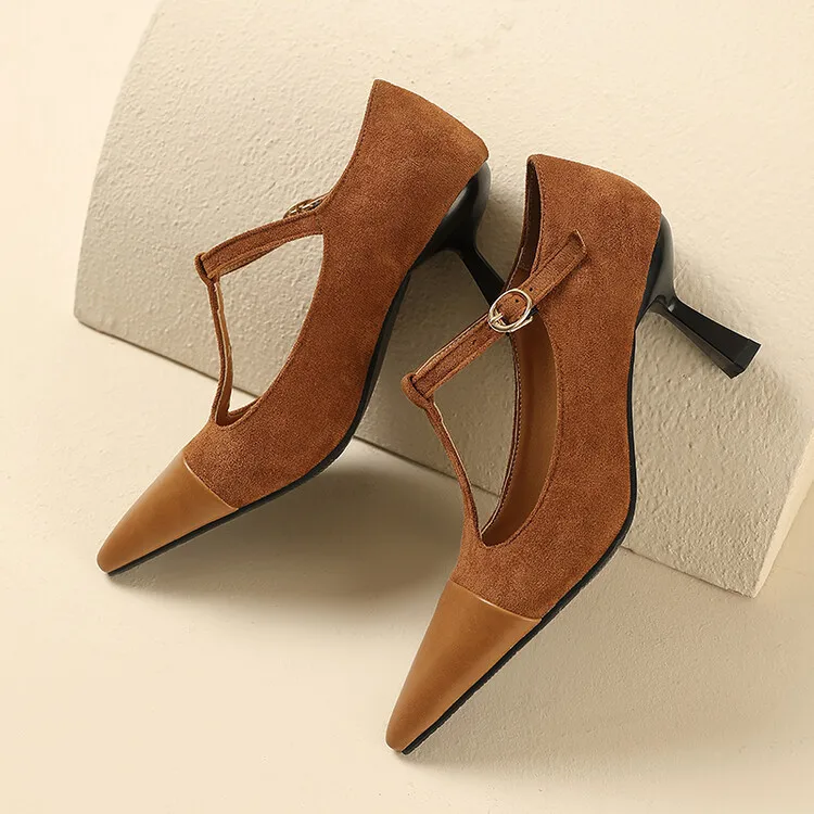 Vistra Leather Heels