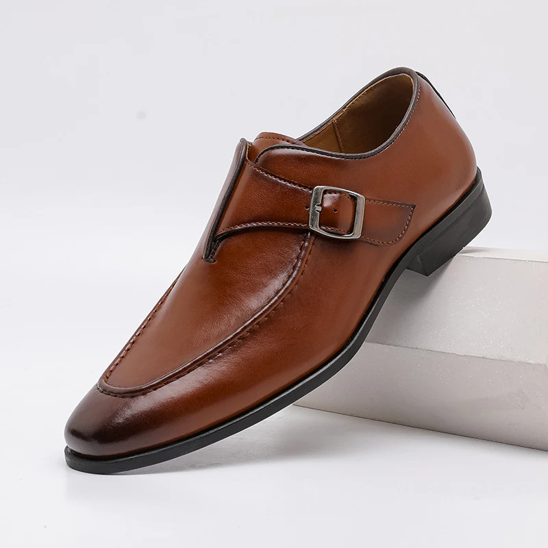 Vencor Single Monk Strap Loafers
