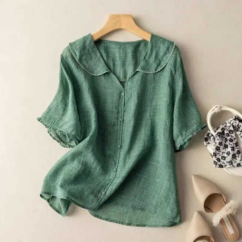 Tiara Linen Blouse