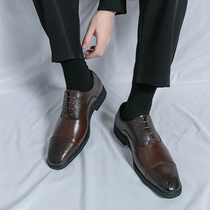 Slyther Genuine Leather Brogues