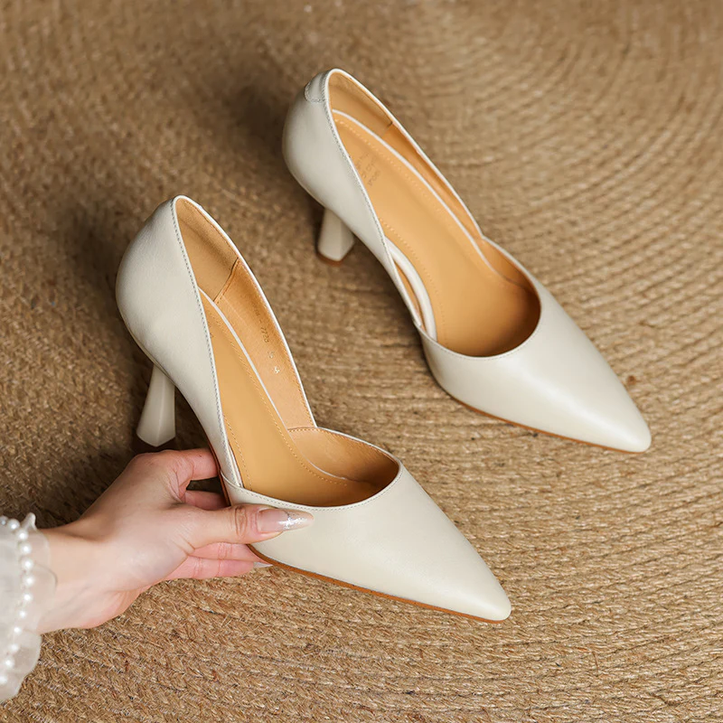 Liana Genuine Leather Heels