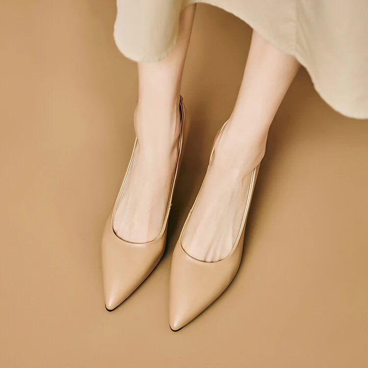 Lior Genuine Leather Heels