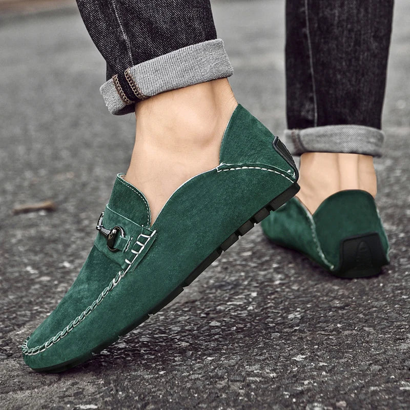 Astire Genuine Suede Loafers