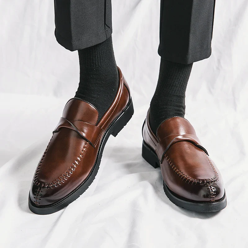 Teviot Genuine Leather Loafers