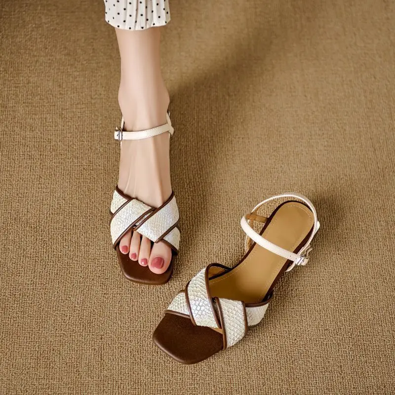 Rovena Leather Sandals