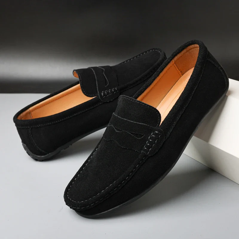 Gildron Genuine Suede Loafers