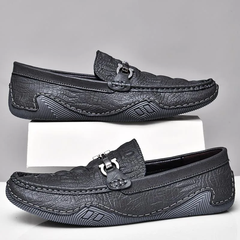 Reptor Genuine Leather Loafers