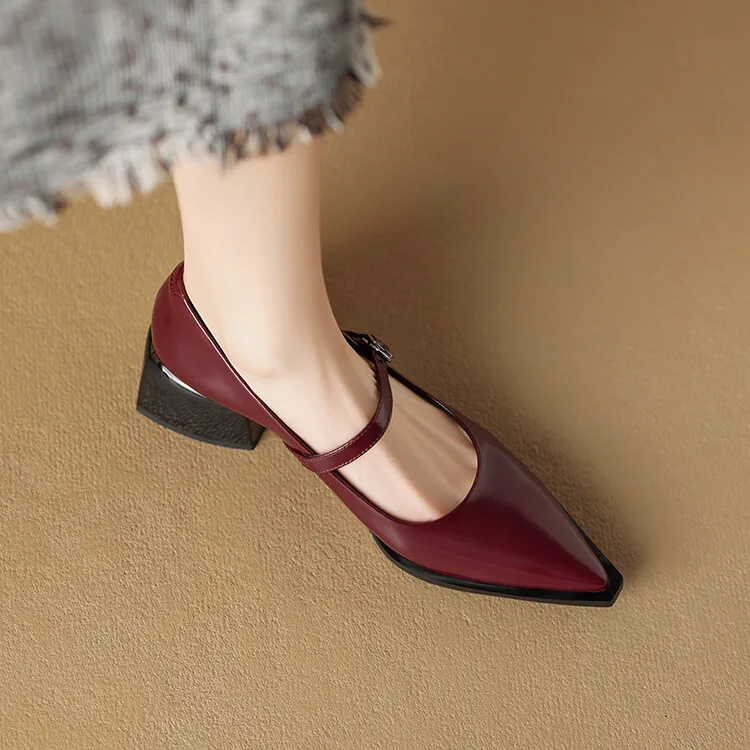 Allure Genuine Leather Heels