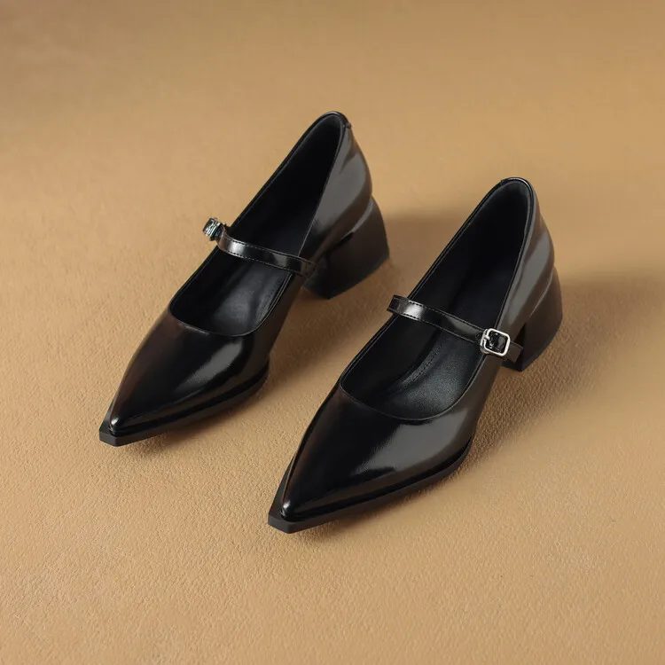 Allure Genuine Leather Heels