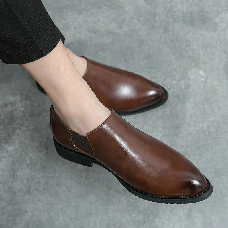 Slevo Genuine Leather Loafers