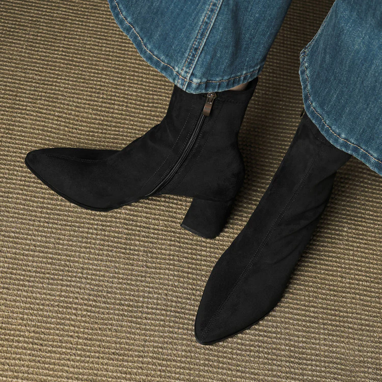 Alora Genuine Suede Boots