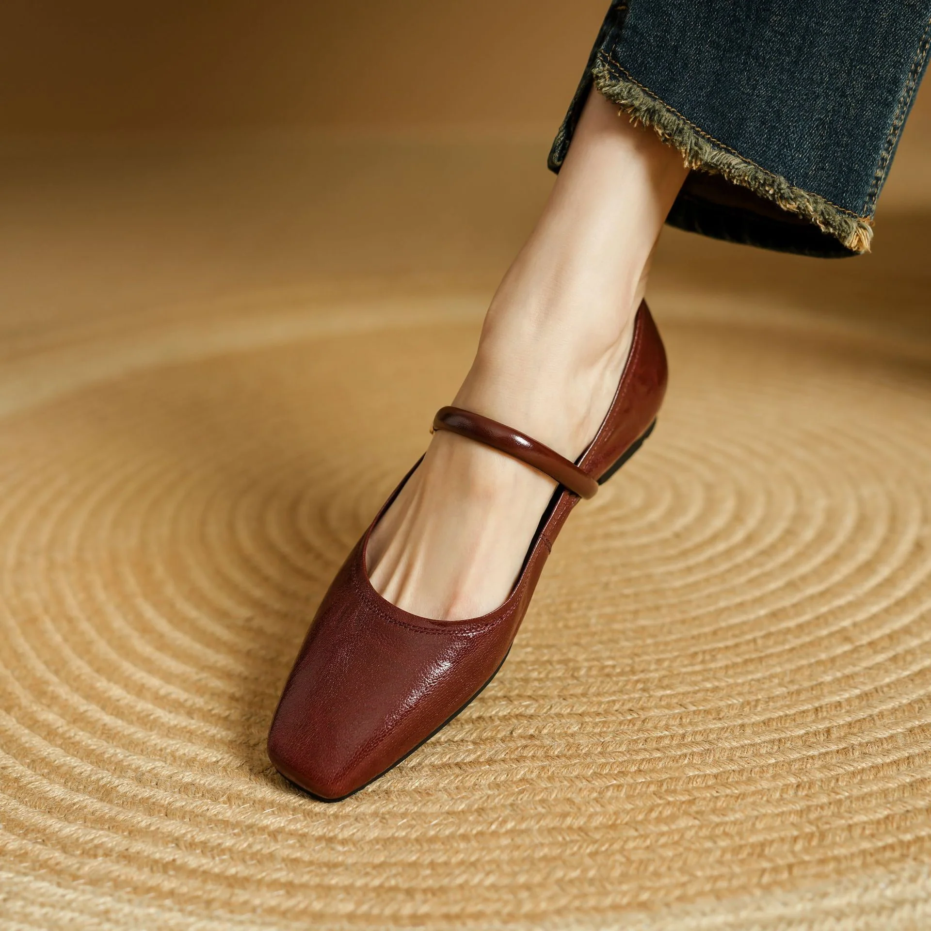 Islae Genuine Leather Flats