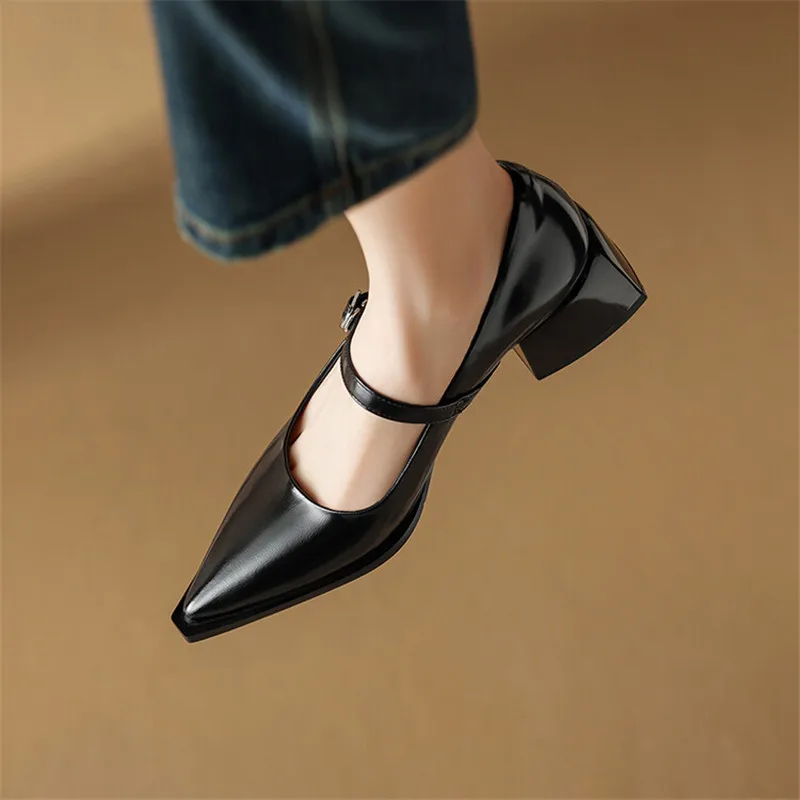 Allure Genuine Leather Heels