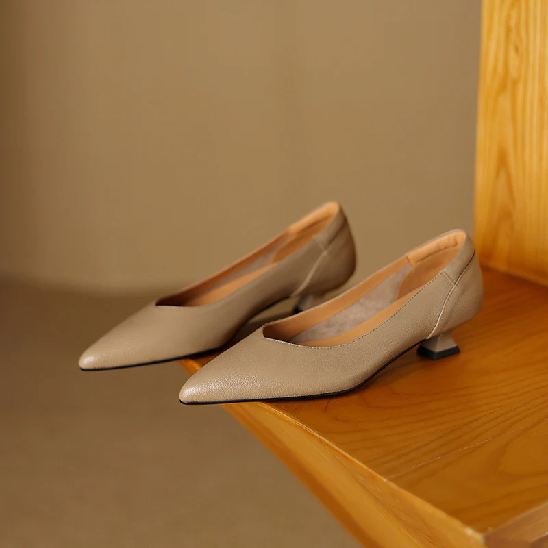 Nera Genuine Leather Heels