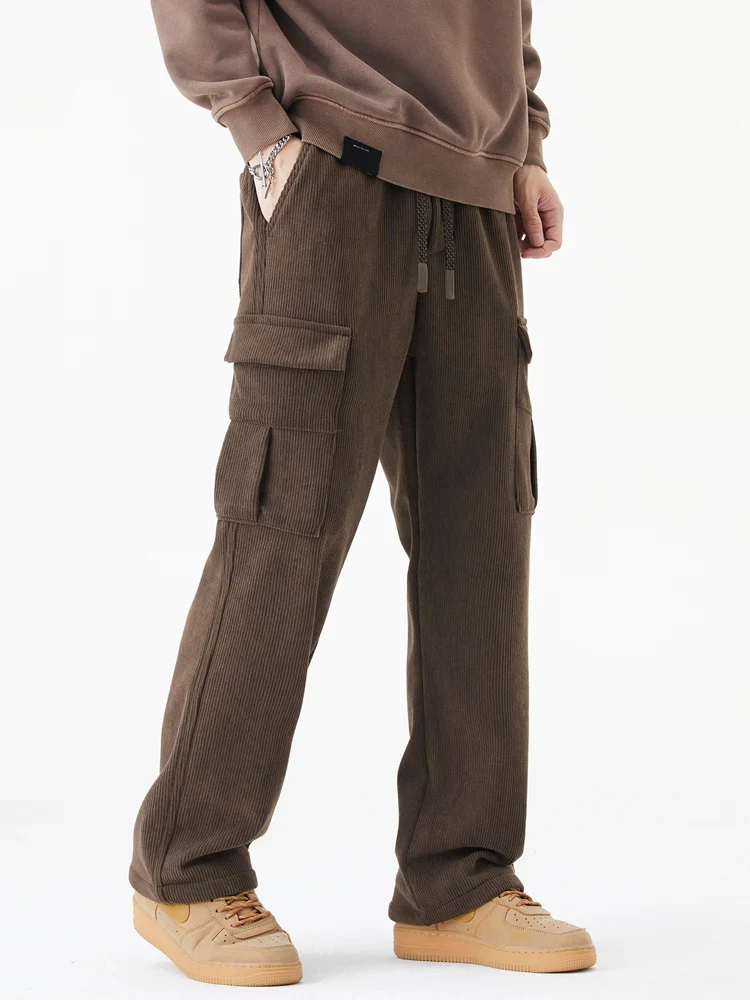 Corduroy Fleece-Lined Pants