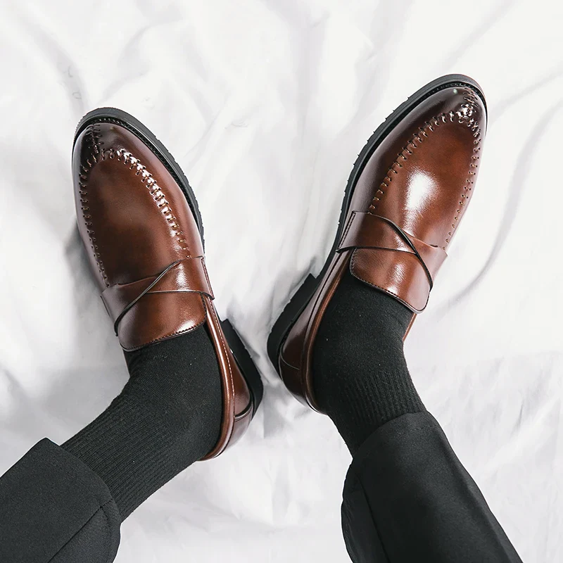 Teviot Genuine Leather Loafers