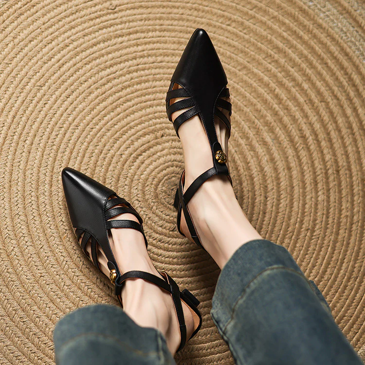 Viara Genuine Leather Heels