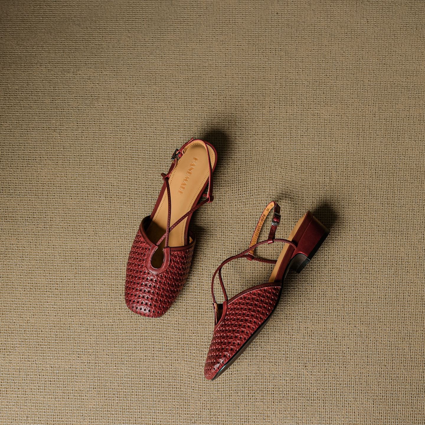 Opal Genuine Leather Slingbacks