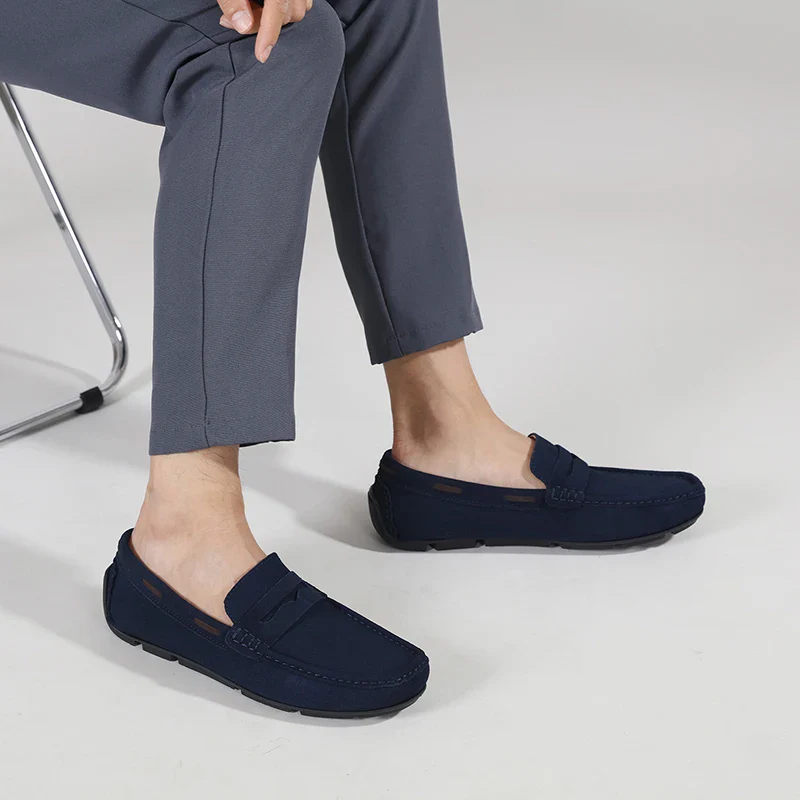 Fletro Genuine Suede Loafers