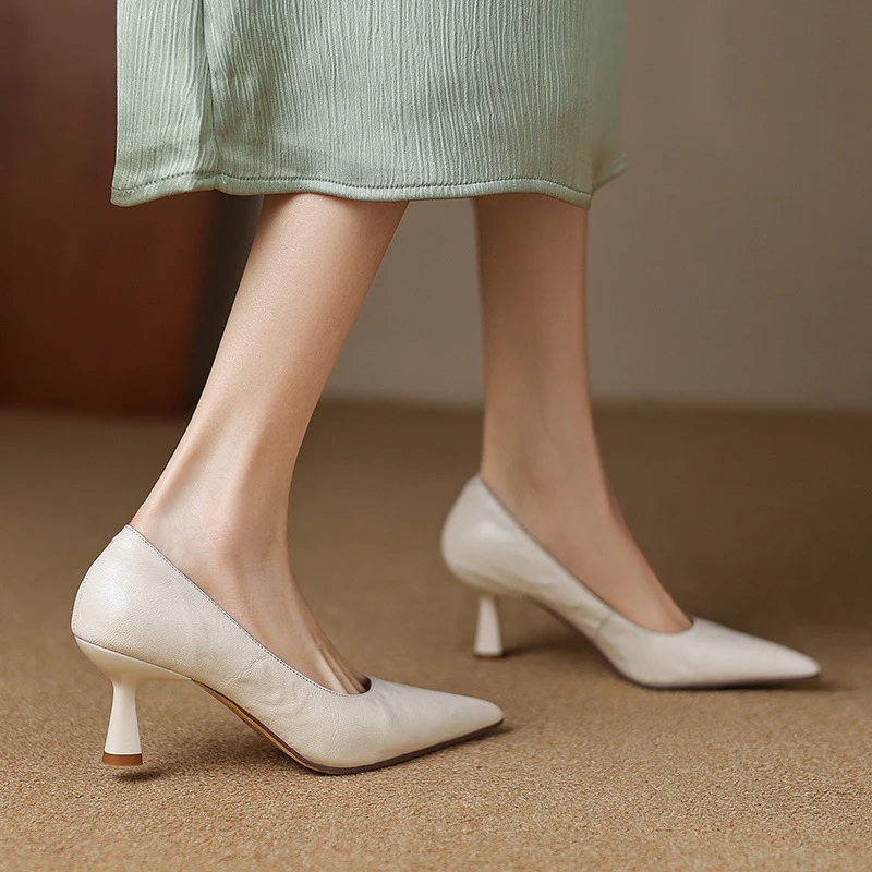 Elore Genuine Leather Heels