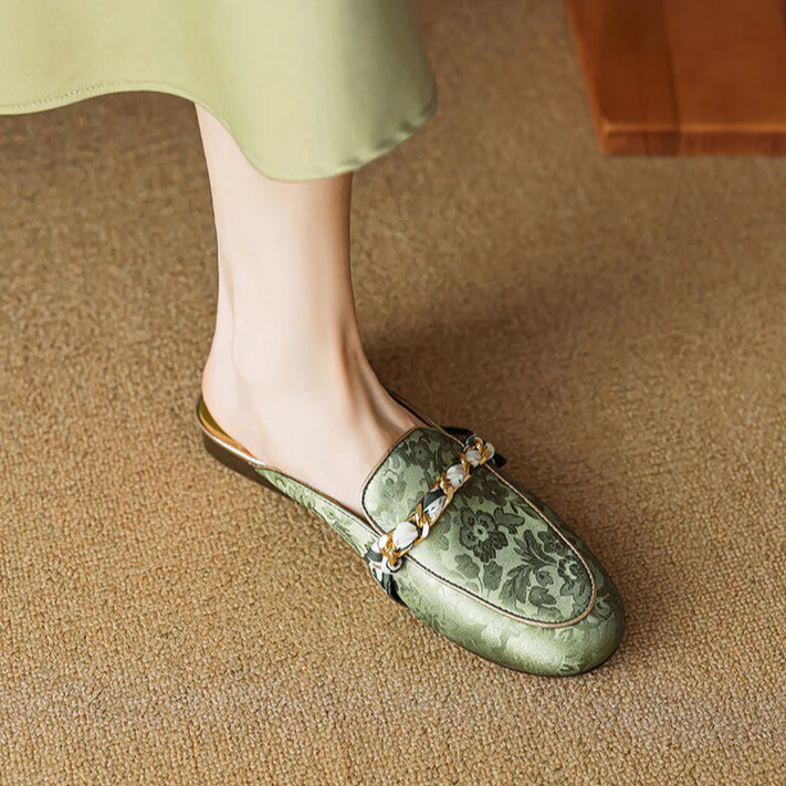 Lumor Genuine Leather Mules