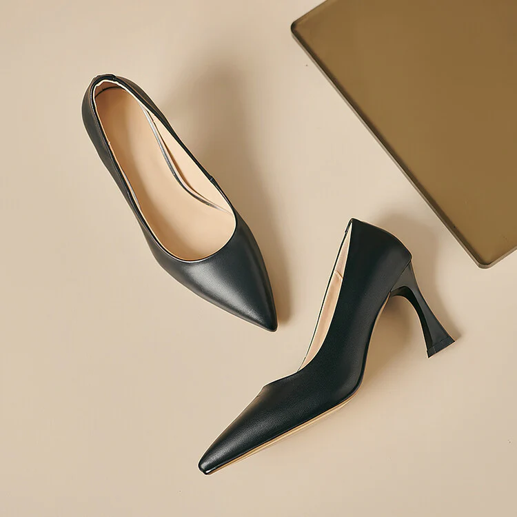 Lior Genuine Leather Heels