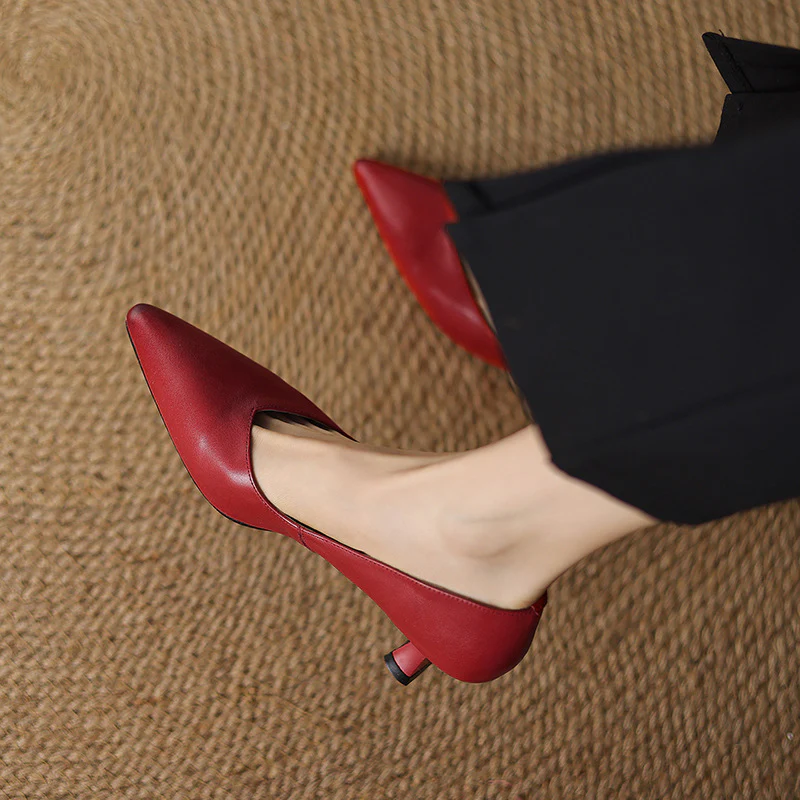 Elan Genuine Leather Heels